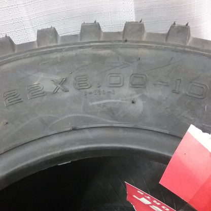 NEW CHENG SHIN TIRE 52596460 TUBELESS 22X8.00-10 C828