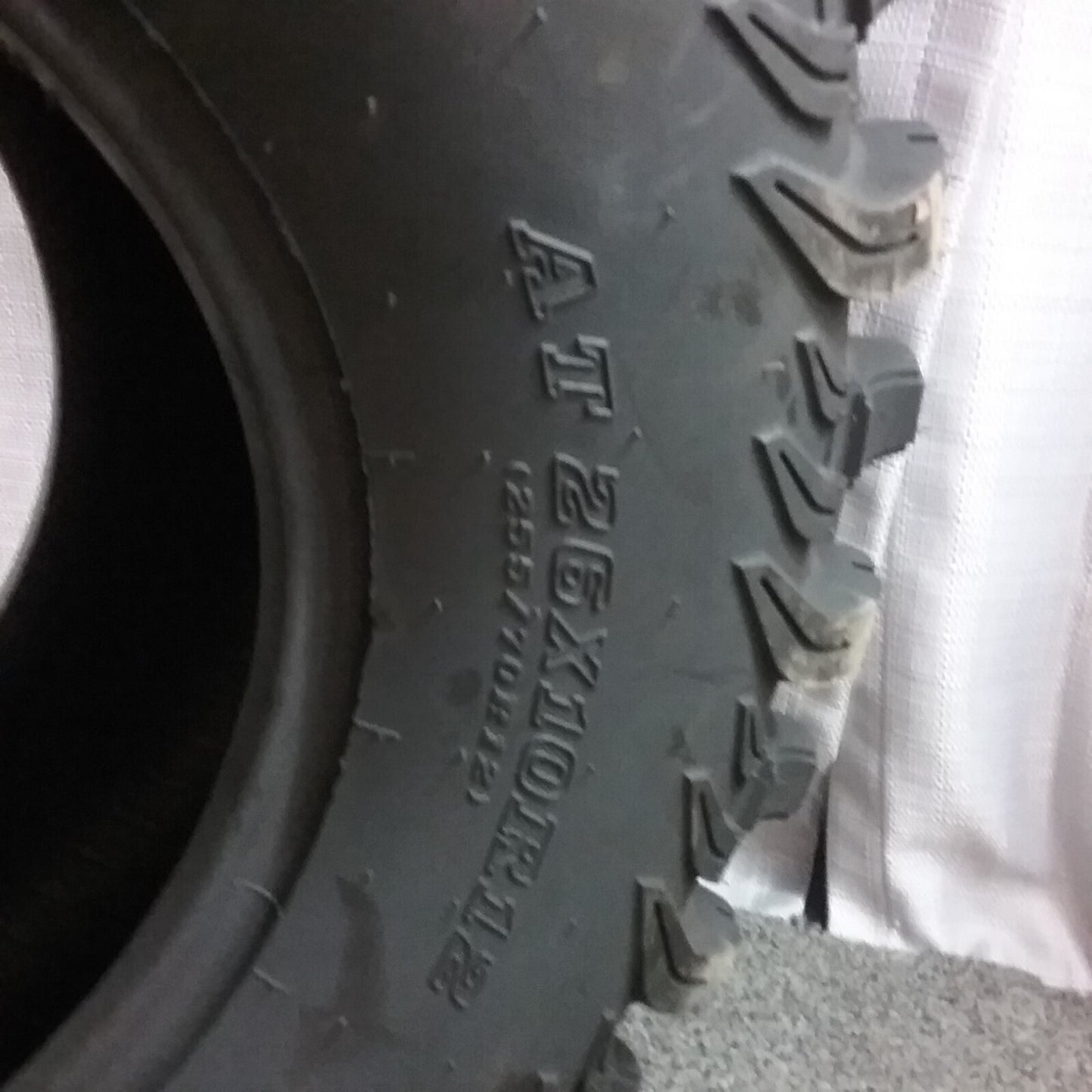 NEW SEDONA 570-5005 ATV BUZZ SAW RT TIRE 26X10-12 255/70R12