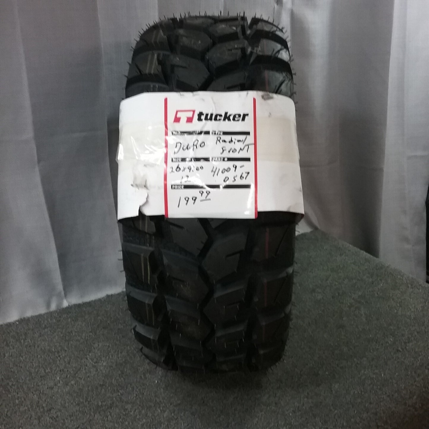 NEW GENUINE KAWASAKI 41009-0567 DURO FRONTIER RADIAL NYLON FRONT TIRE 26X9.00-12