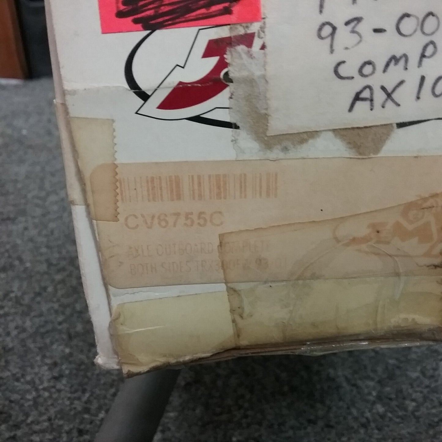 NEW WIDE OPEN CV6755C AXLE OUTBOARD COMPLETE, BOTH SIDES TRX300 1993-2000