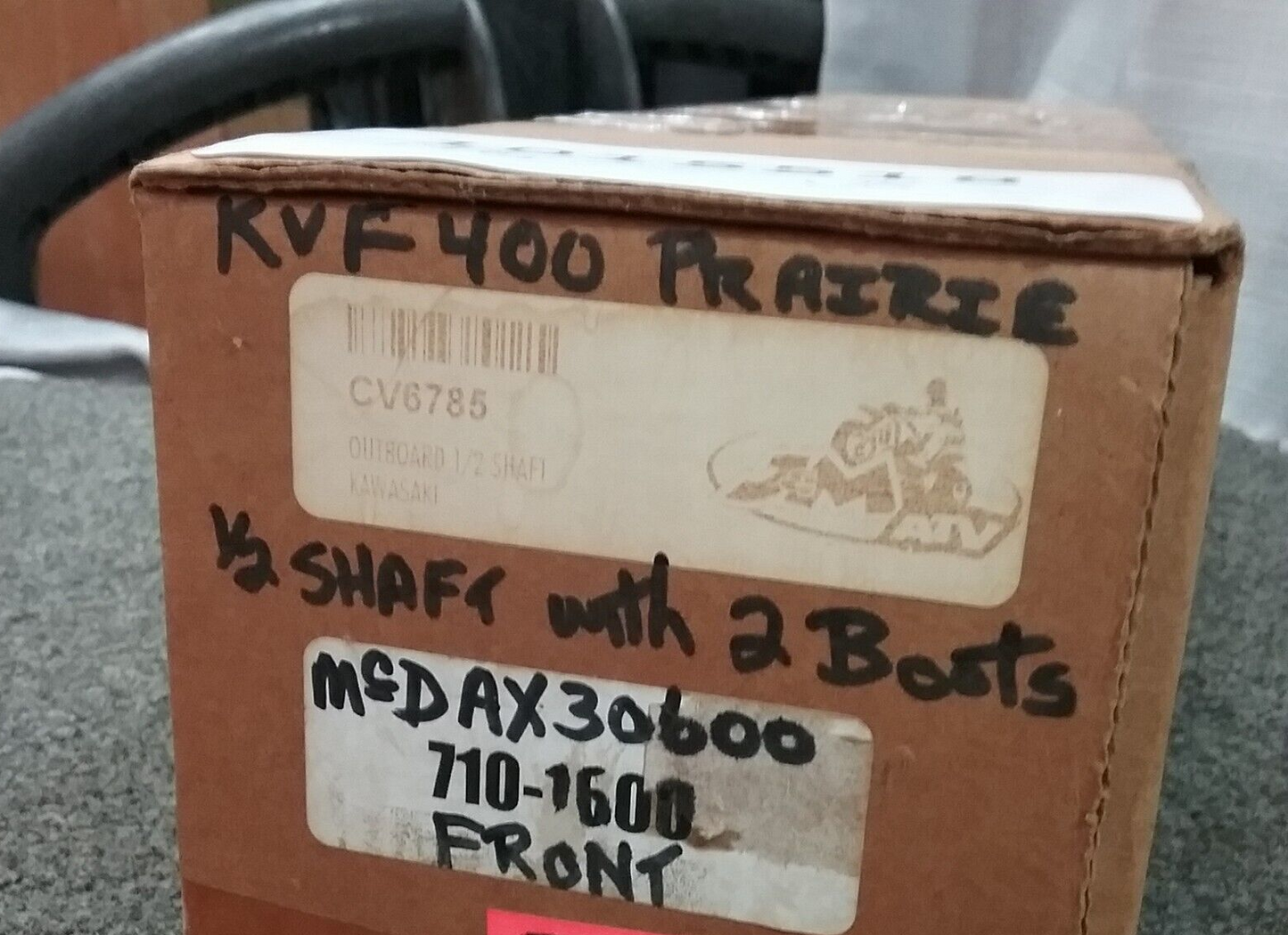 NEW WIDE OPEN CV6785 / 710-1600 AXLE OUTBOARD 1/2 SHAFT KAWASAKI