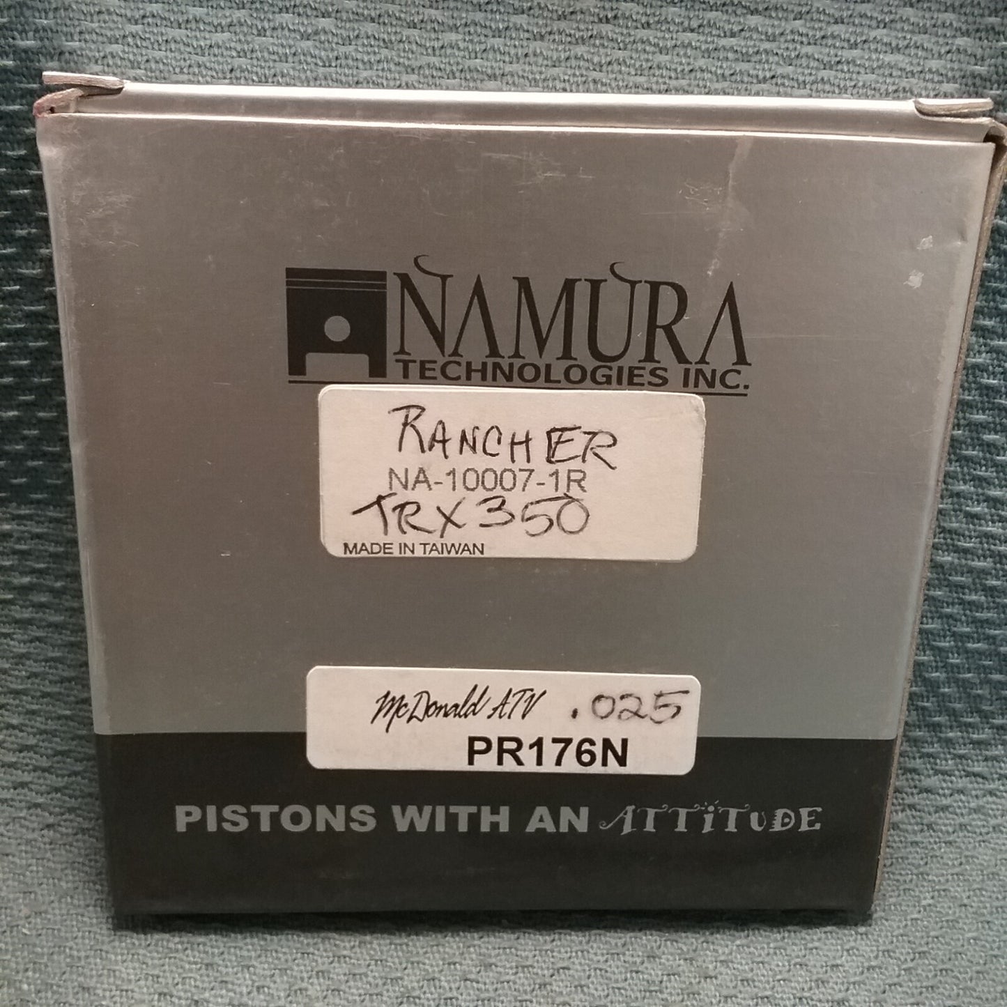 NEW NAMURA NA-10007-1R Piston Ring Set-78.71mm .025 HONDA TRX350 2000-2006