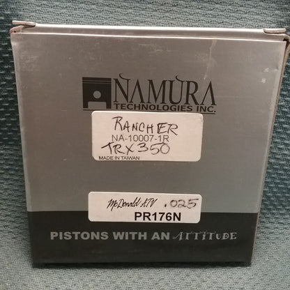 NEW NAMURA NA-10007-1R Piston Ring Set-78.71mm .025 HONDA TRX350 2000-2006