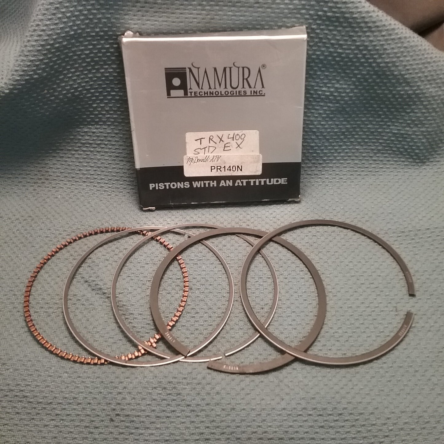 NEW NAMURA NA-10003R Piston Ring Set 84.97mm HONDA TRX400EX 99-08