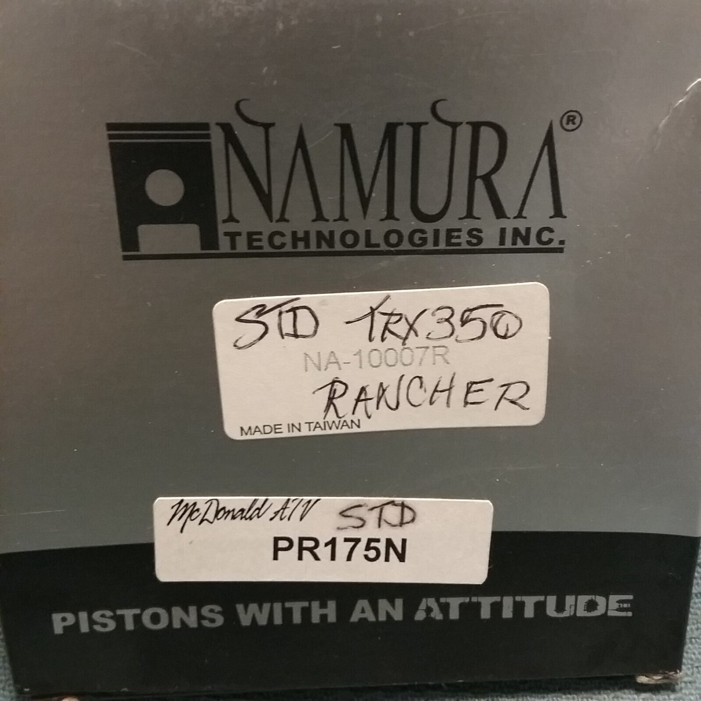 NEW NAMURA NA-10007R Piston Ring Set Standard Bore 78.5mm HONDA TRX350 00-06