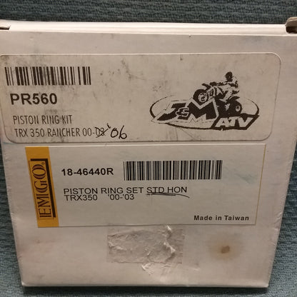 NEW EMGO 18-46440R PISTON RINGS KIT HONDA TRX 350 RANCHER 00-06