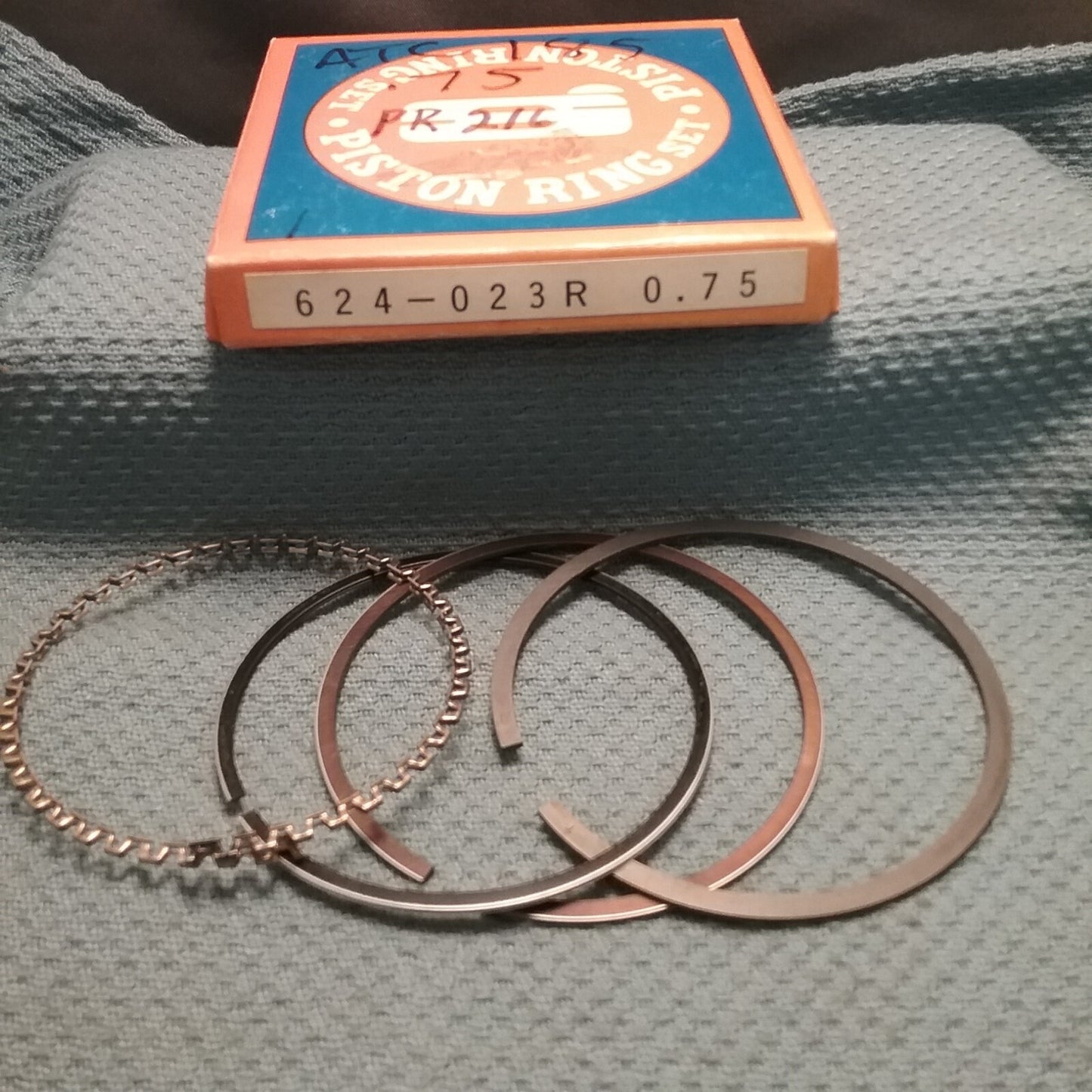 NEW SUDCO 624-023R RING SET (STD) .75 HONDA 13011-427-000 ATC185 79-83