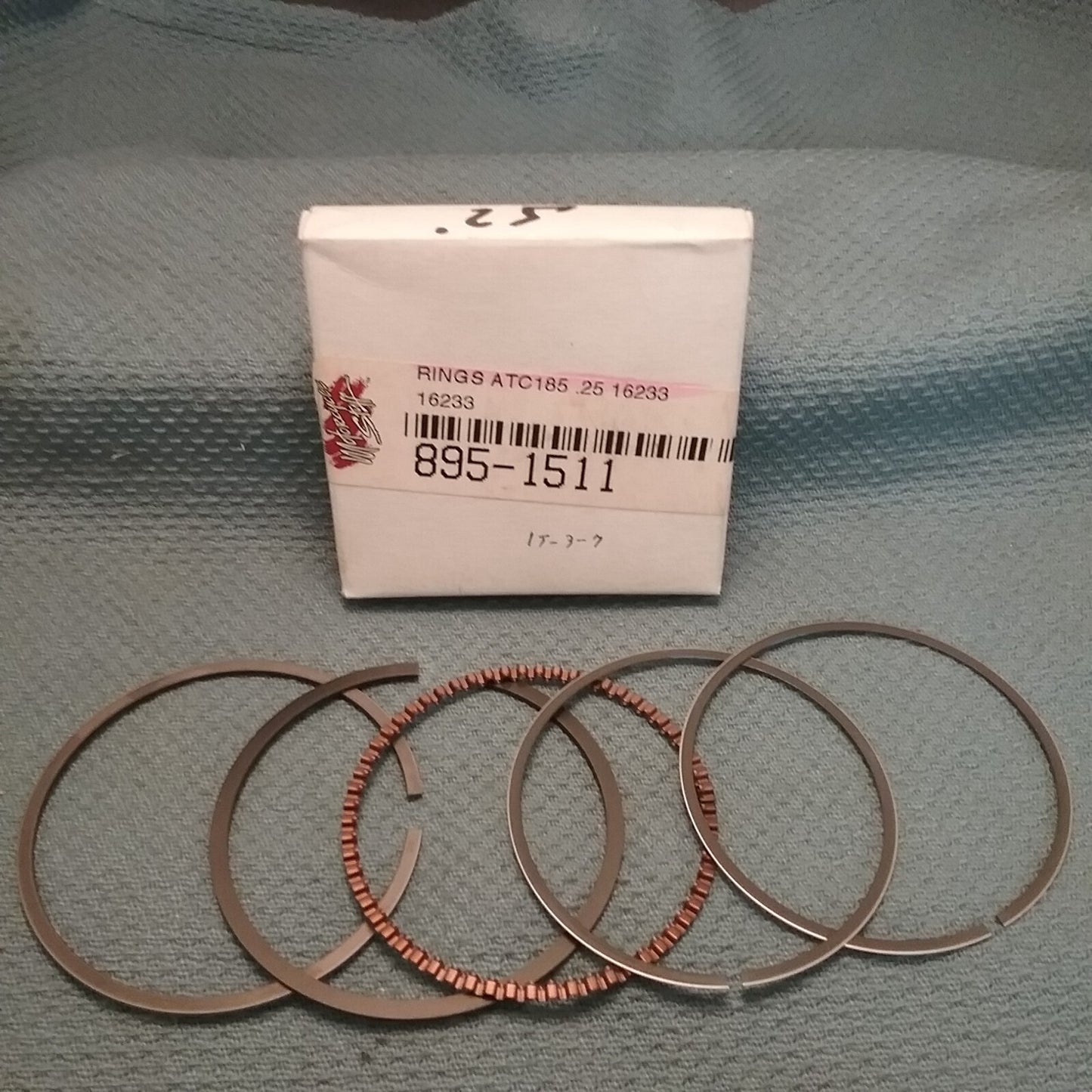 NEW MOTORCYCLE STUFF 895-1511 RING SET .25 OS HONDA 13021-427-000 ATC185 79-83