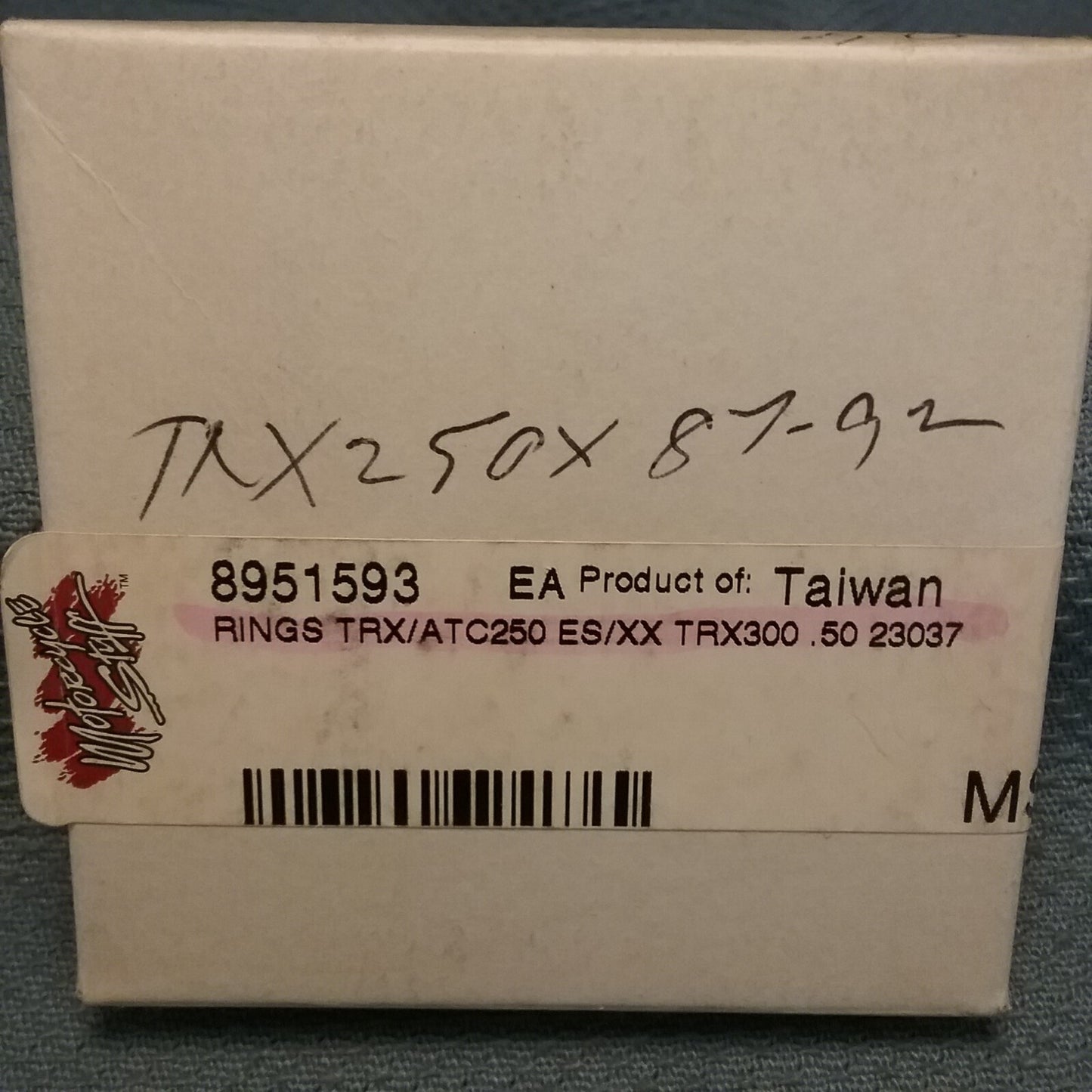 NEW MOTORCYCLE STUFF 8951593 RING SET OS .50 HONDA 13031-HC0-30 TRX250 87-92