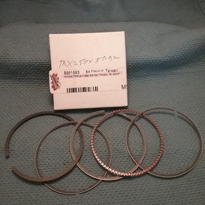NEW MOTORCYCLE STUFF 8951593 RING SET OS .50 HONDA 13031-HC0-30 TRX250 87-92