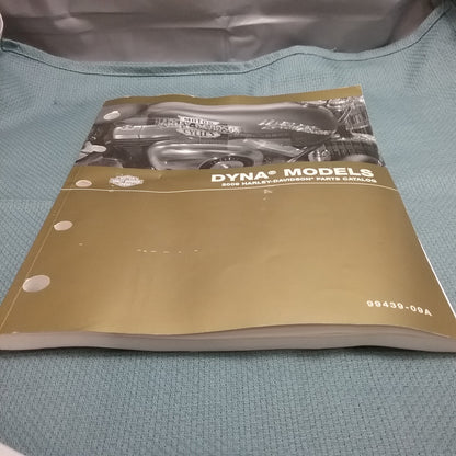 GENUINE HARLEY-DAVIDSON 99439-09A 2009 PARTS CATALOG - DYNA MODELS