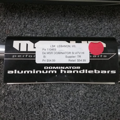NEW MSR DOMINATOR  110469 7/8" ALUMINUM 6" Rise Hanger SILVER Handlebar HI