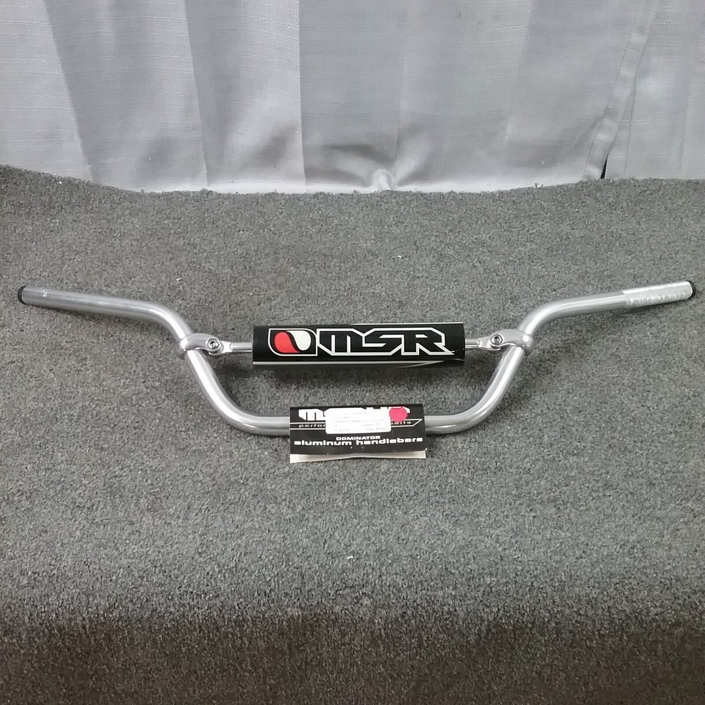 NEW MSR DOMINATOR  110469 7/8" ALUMINUM 6" Rise Hanger SILVER Handlebar HI