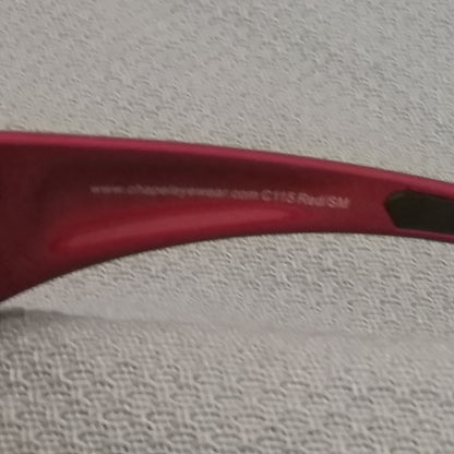 NEW CHAP'EL C115 RED/SM SAFETY GLASSES
