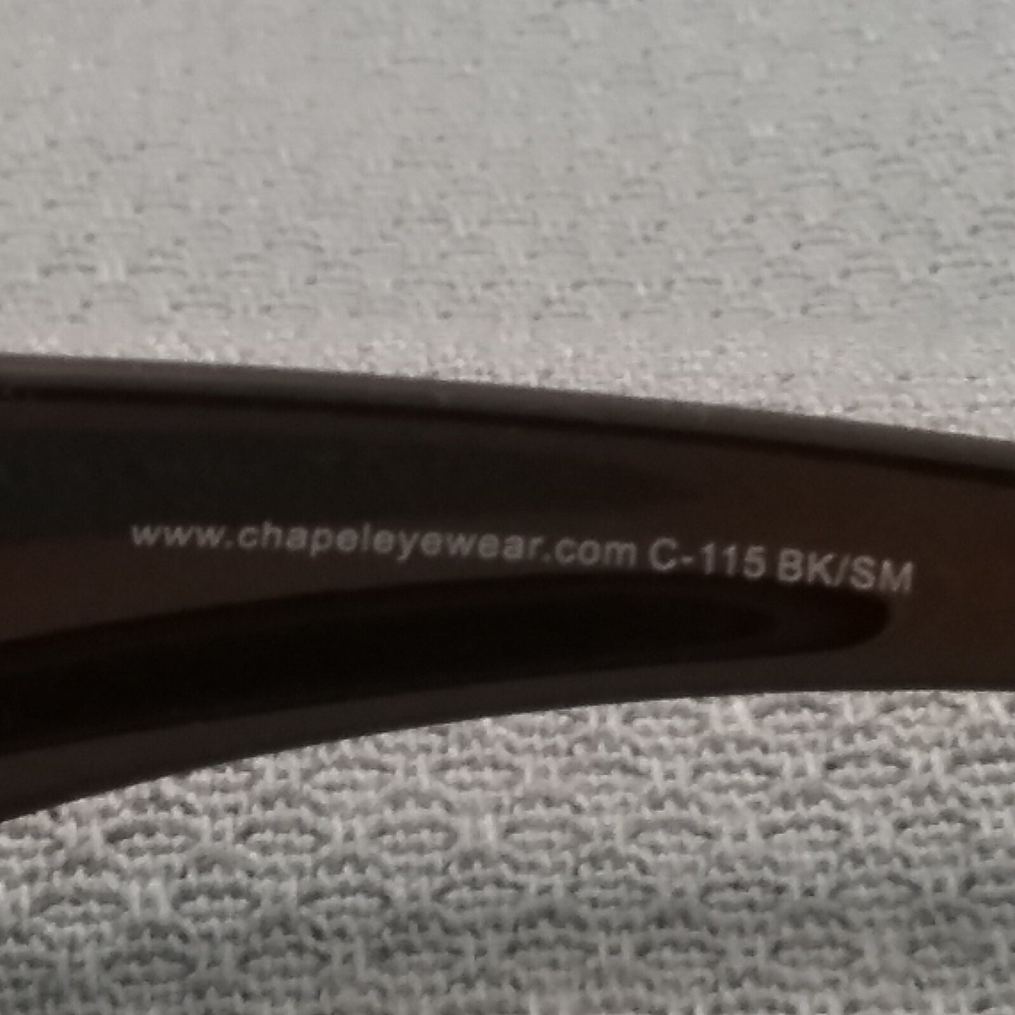 NEW CHAP'EL C115 BK/SM SAFETY GLASSES