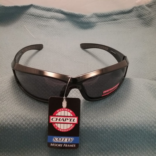 NEW CHAP'EL C115 BK/SM SAFETY GLASSES
