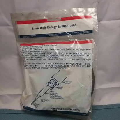 NEW ACDELCO 312M 8MM HIGH ENERGY IGNITION LEAD GM 12036910