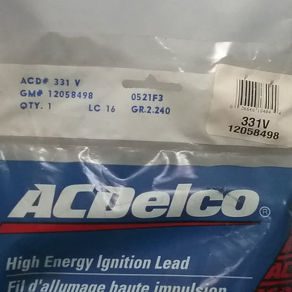 NEW ACDELCO 331V HIGH ENERGY IGNITION LEAD GM 12058498