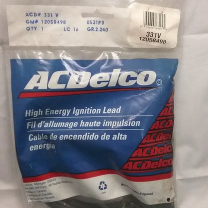 NEW ACDELCO 331V HIGH ENERGY IGNITION LEAD GM 12058498