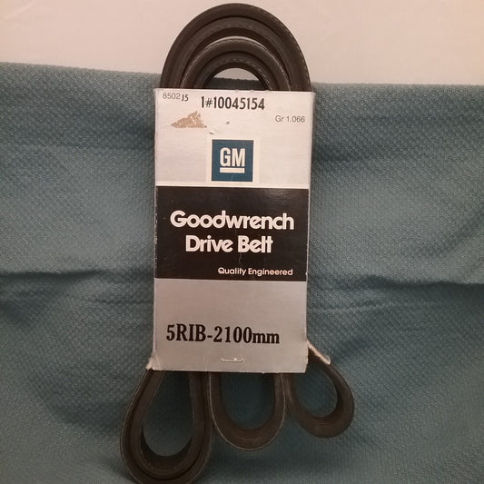 NEW GENUINE GM 10045154 Serpentine Belt 5 RIB-2100 MM GR. 1.066, 88986827