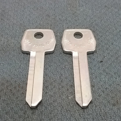 QTY 2 NEW CURTIS H-51 BLANK KEY FOR FORD