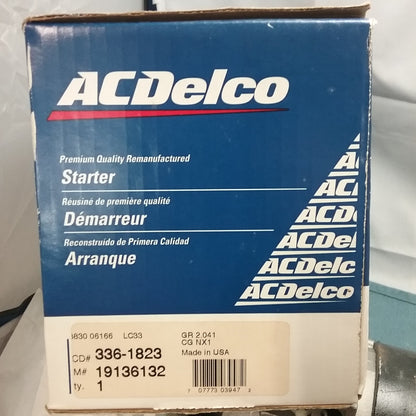 NEW ACDELCO 336-1823 STARTER MOTOR GM 19136132