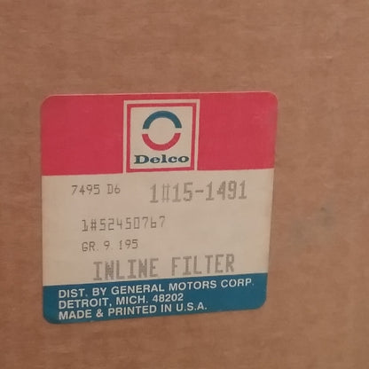 NEW ACDELCO 15-1491 FILTER ASSEMBLY, A/C REFRIGERANT GM 52450767