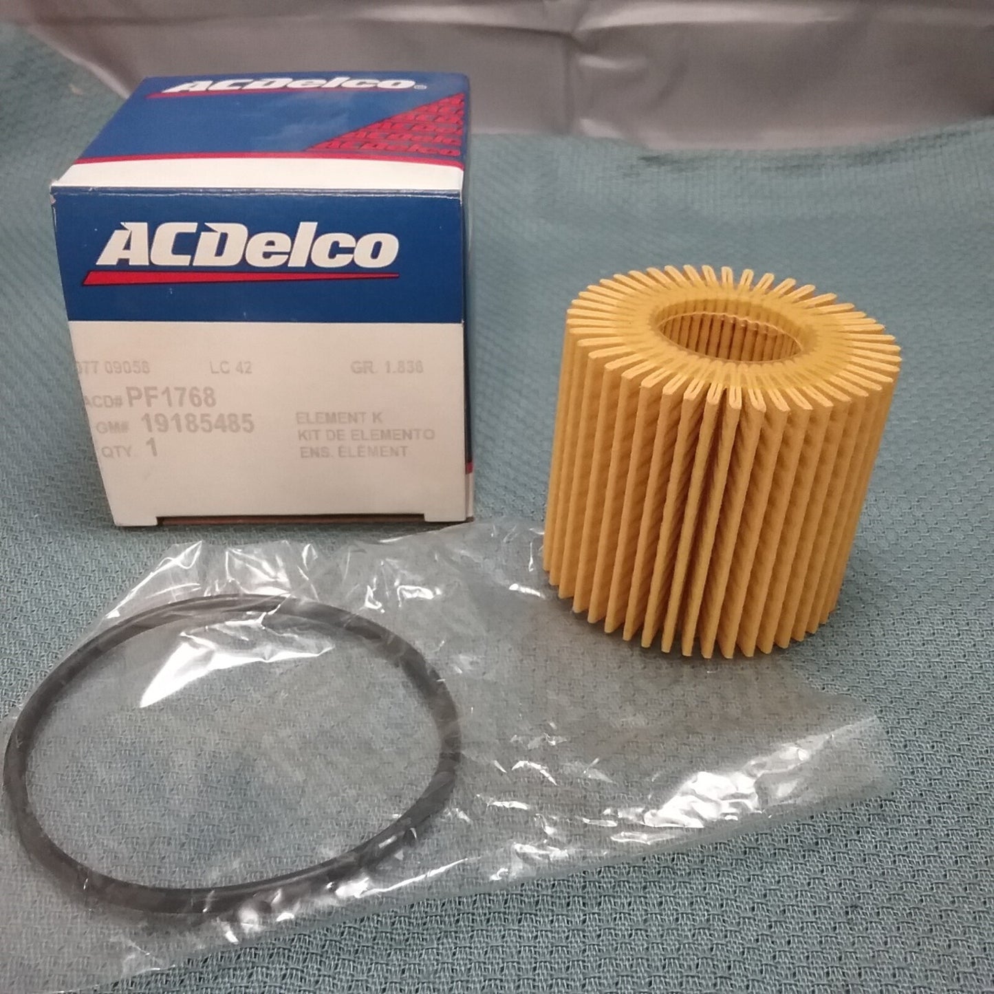 NEW ACDELCO PF1768 OIL FILTER KIT GM 19185485