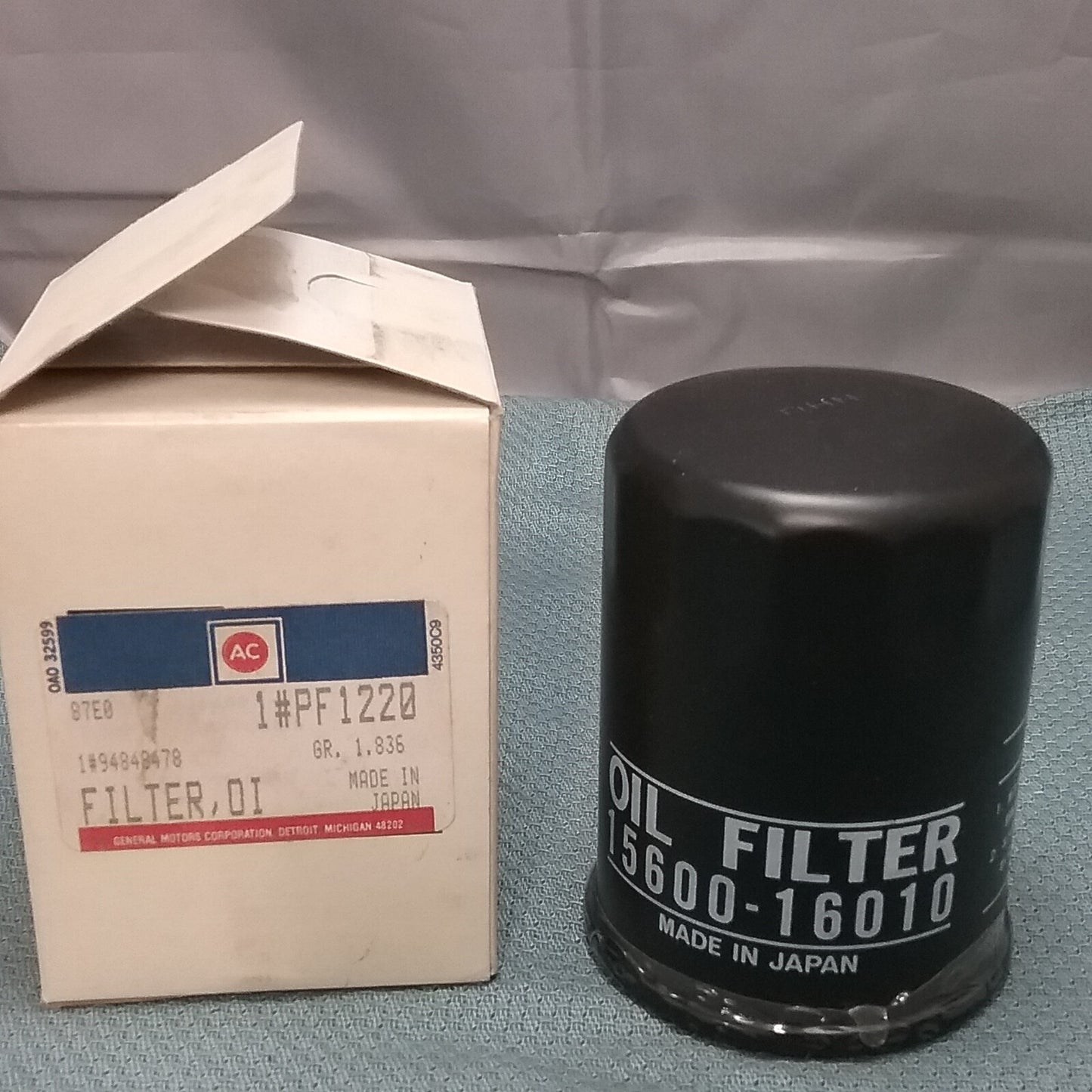 NEW ACDELCO PF1220 OIL FILTER GM 94848478 SUZUKI 15600-16010
