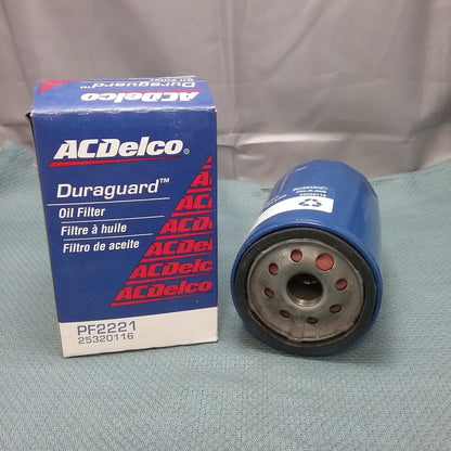 NEW ACDELCO PF2221 DURAGUARD OIL FILTER GM 25320116