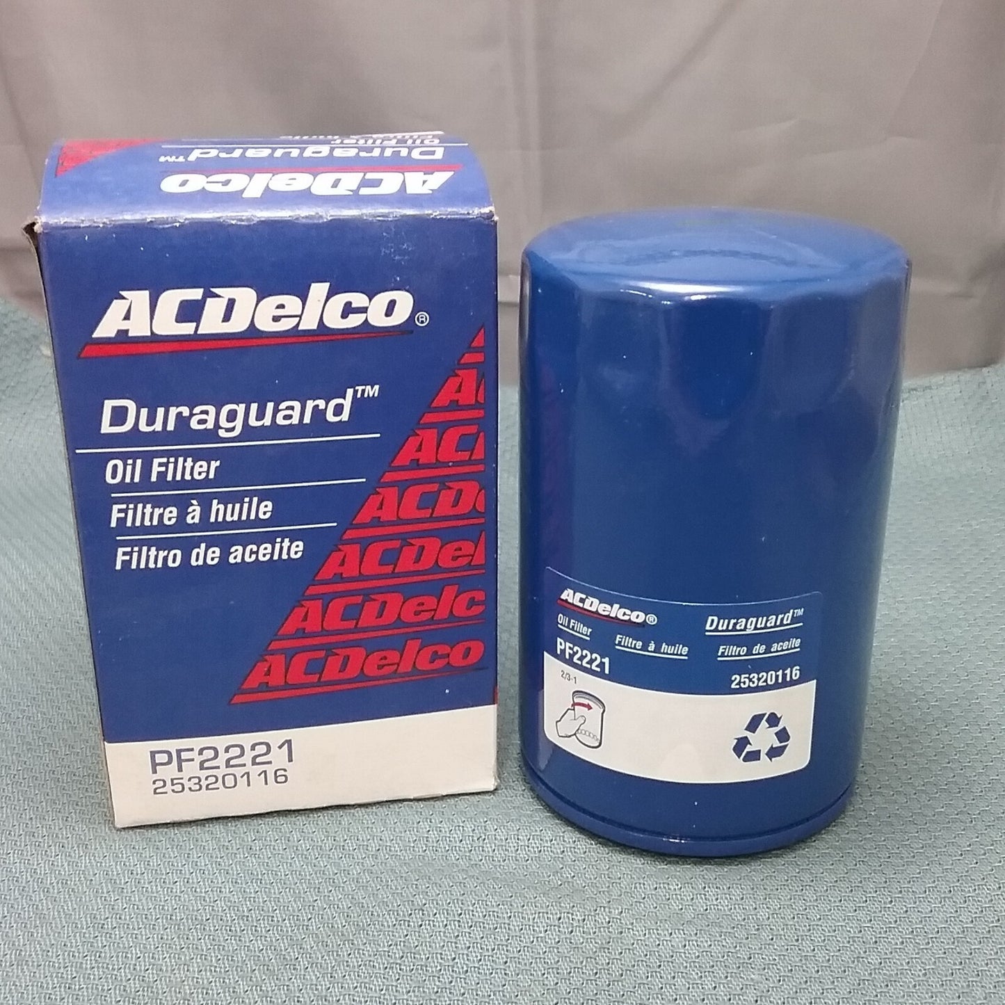 NEW ACDELCO PF2221 DURAGUARD OIL FILTER GM 25320116