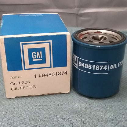 NEW GENUINE GM 94851874 OIL FILTER