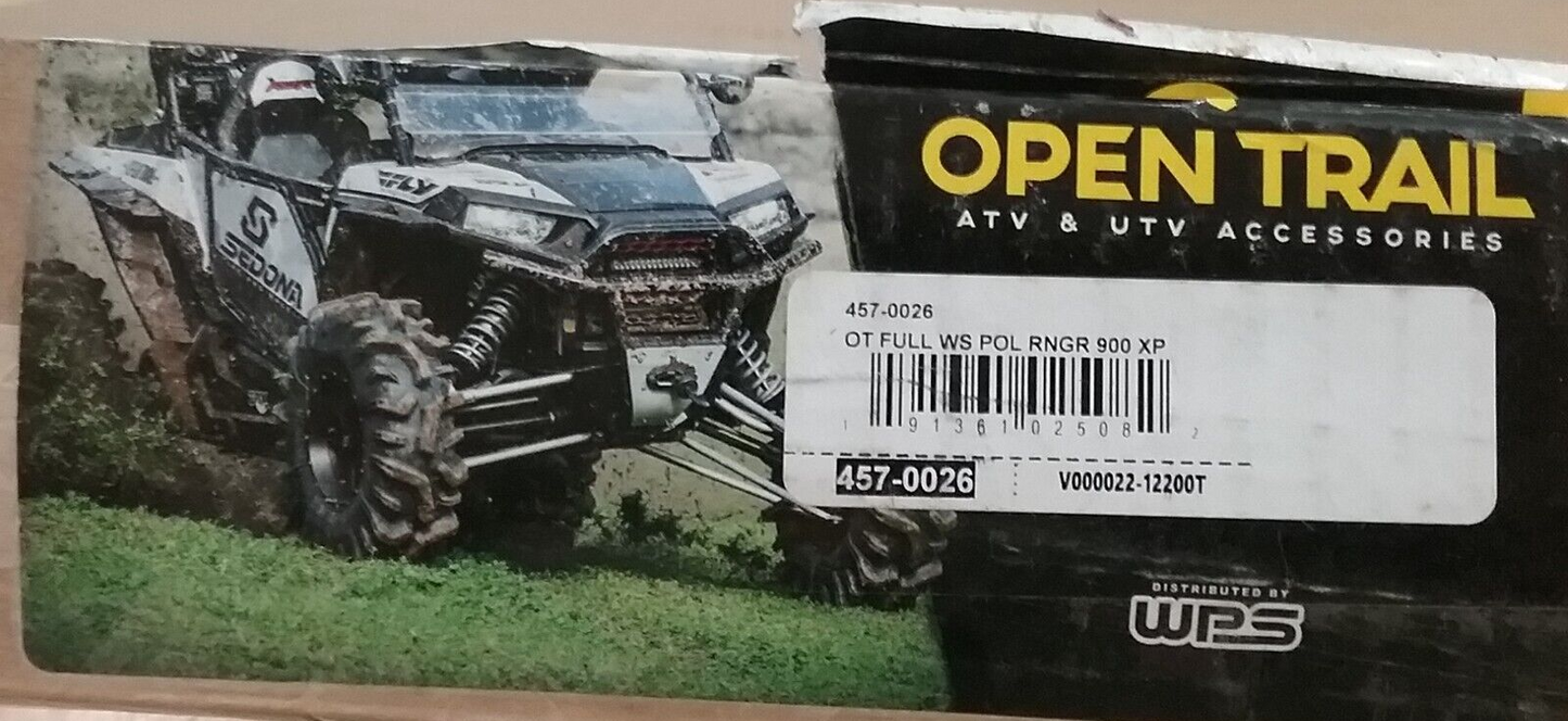 NEW OPEN TRAIL 457-0026 WINDSHIELD POLARIS RANGER 900XP 2013-19
