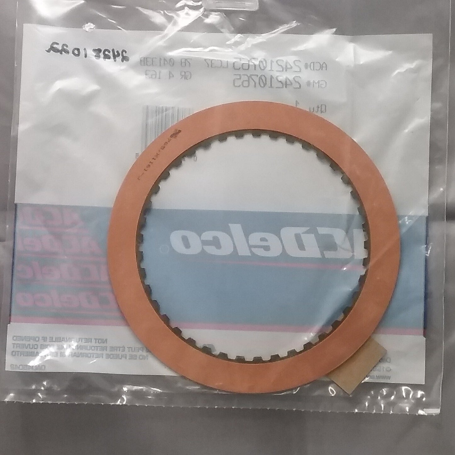 NEW ACDELCO 24281022 Plate Assembly, Fwd Clutch
