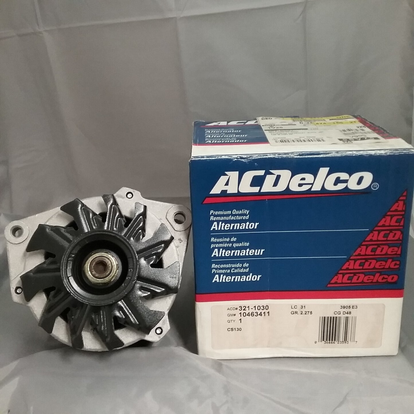 NEW ACDELCO 321-1030 Alternator, Remanufactured GM 10463411, 19152475