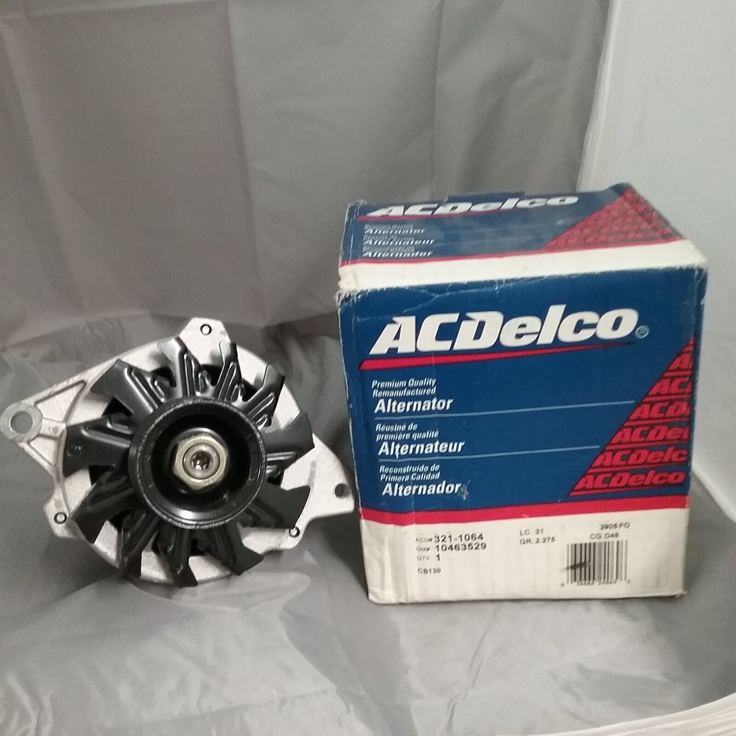 NEW ACDELCO 321-1064 Alternator, Remanufactured GM 10463529, 19152459