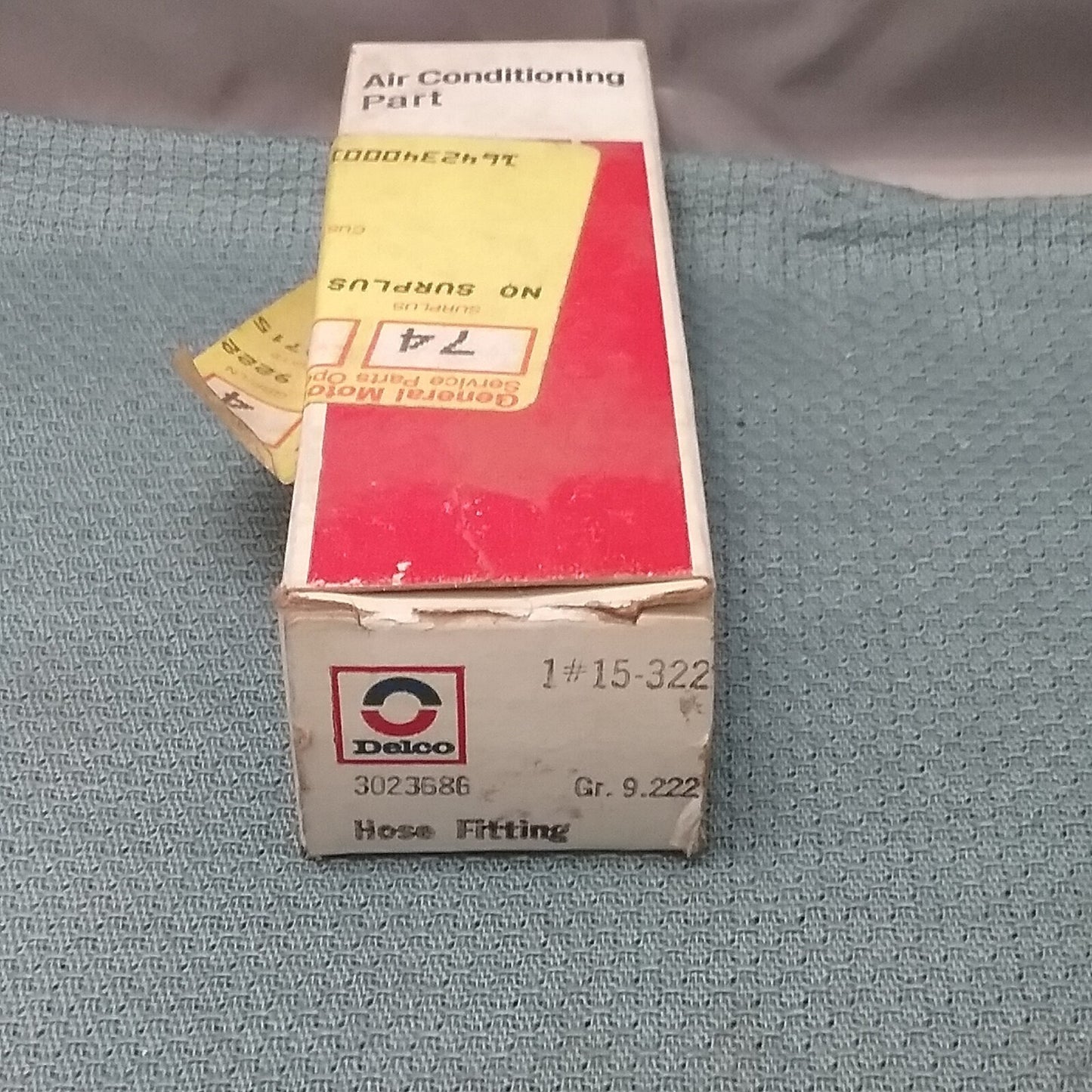 NEW ACDELCO 15-322 AIR CONDITIONING HOSE FITTING GM 3023686