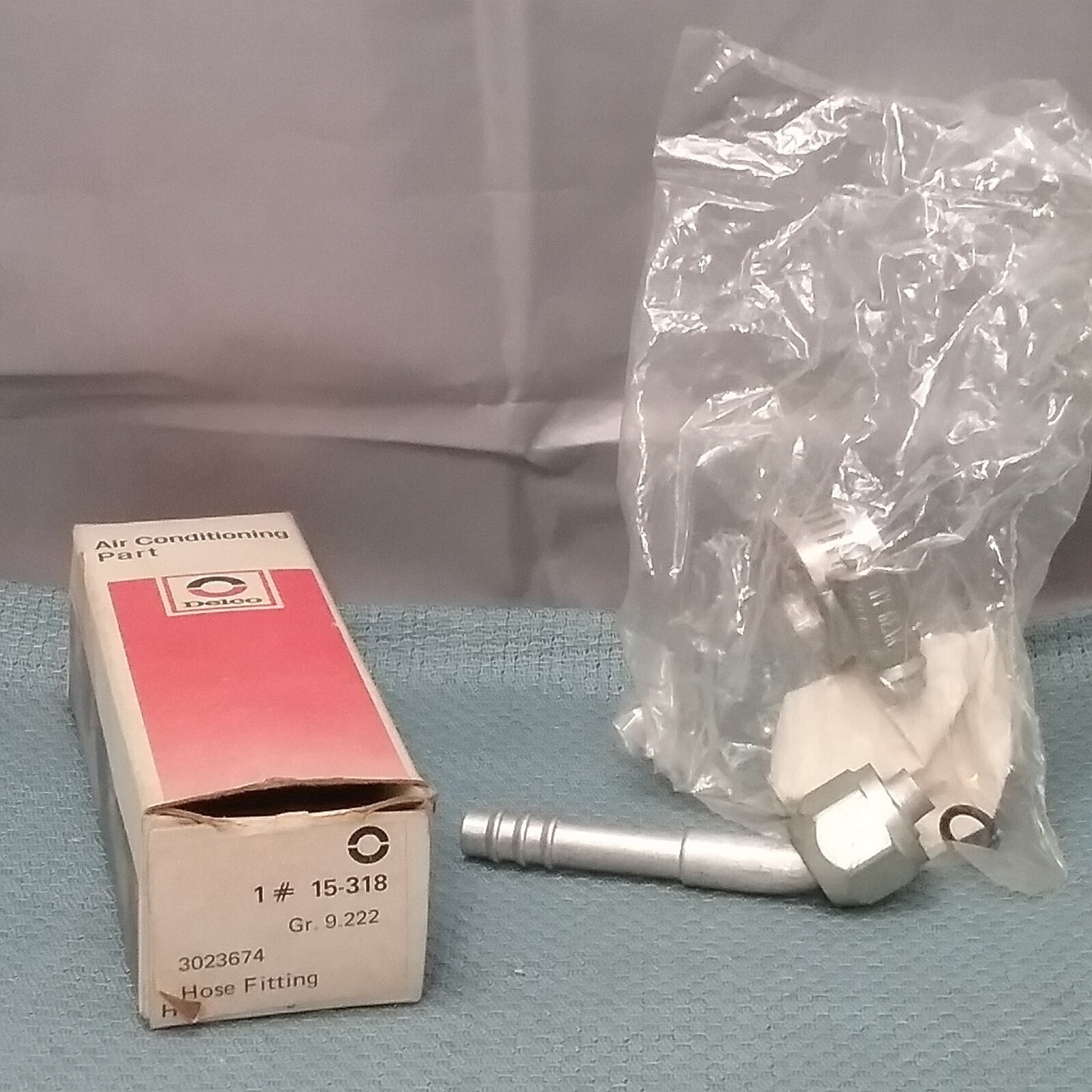 NEW ACDELCO 15-318 AIR CONDITIONING HOSE FITTING GM 3023674
