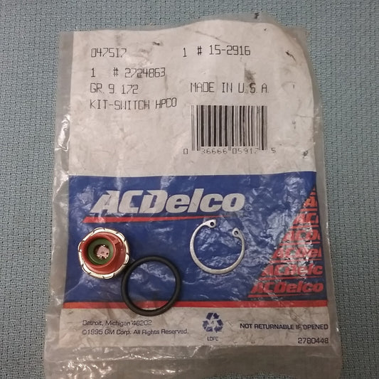NEW ACDELCO 15-2916 Switch,A/C Compressor High Pressure Cutoff GM 2724863