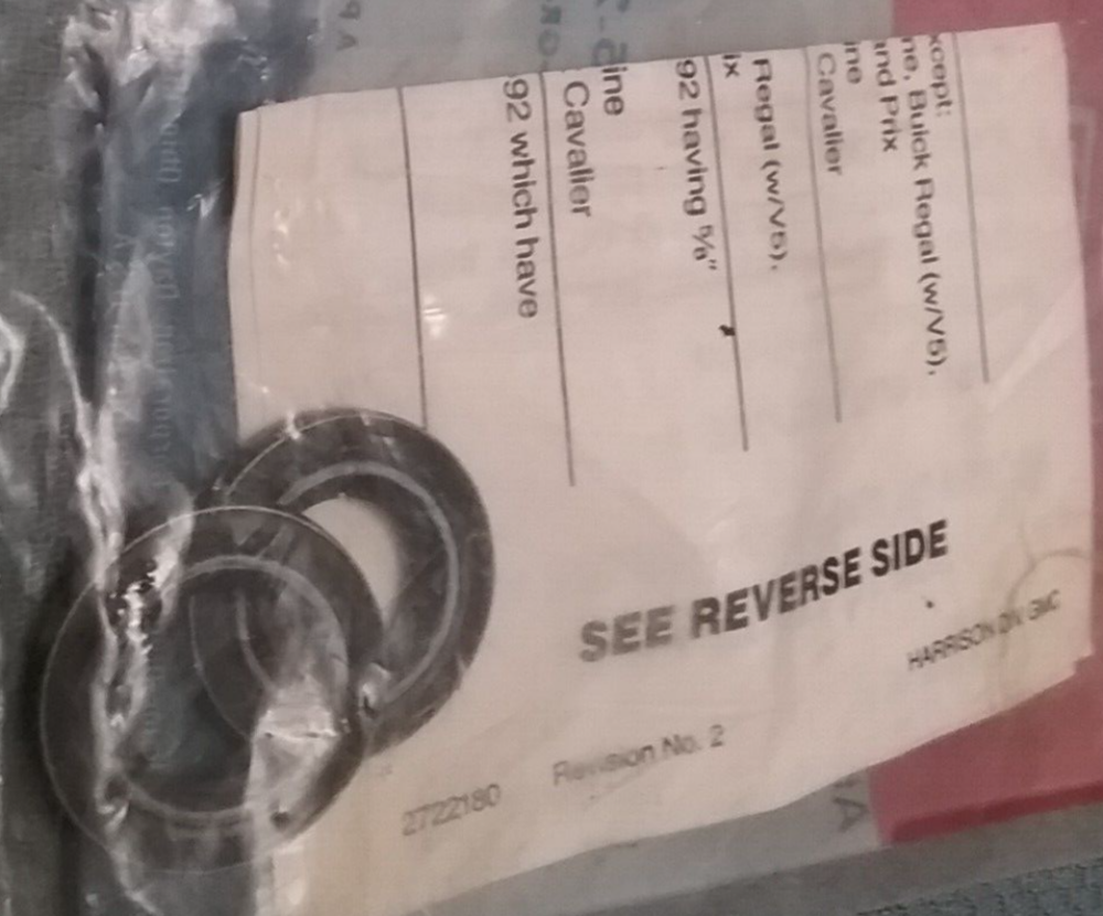NEW ACDELCO 15-2720 SEAL-WASHER KIT GM 2724575