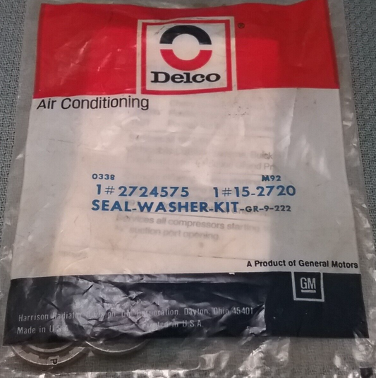NEW ACDELCO 15-2720 SEAL-WASHER KIT GM 2724575