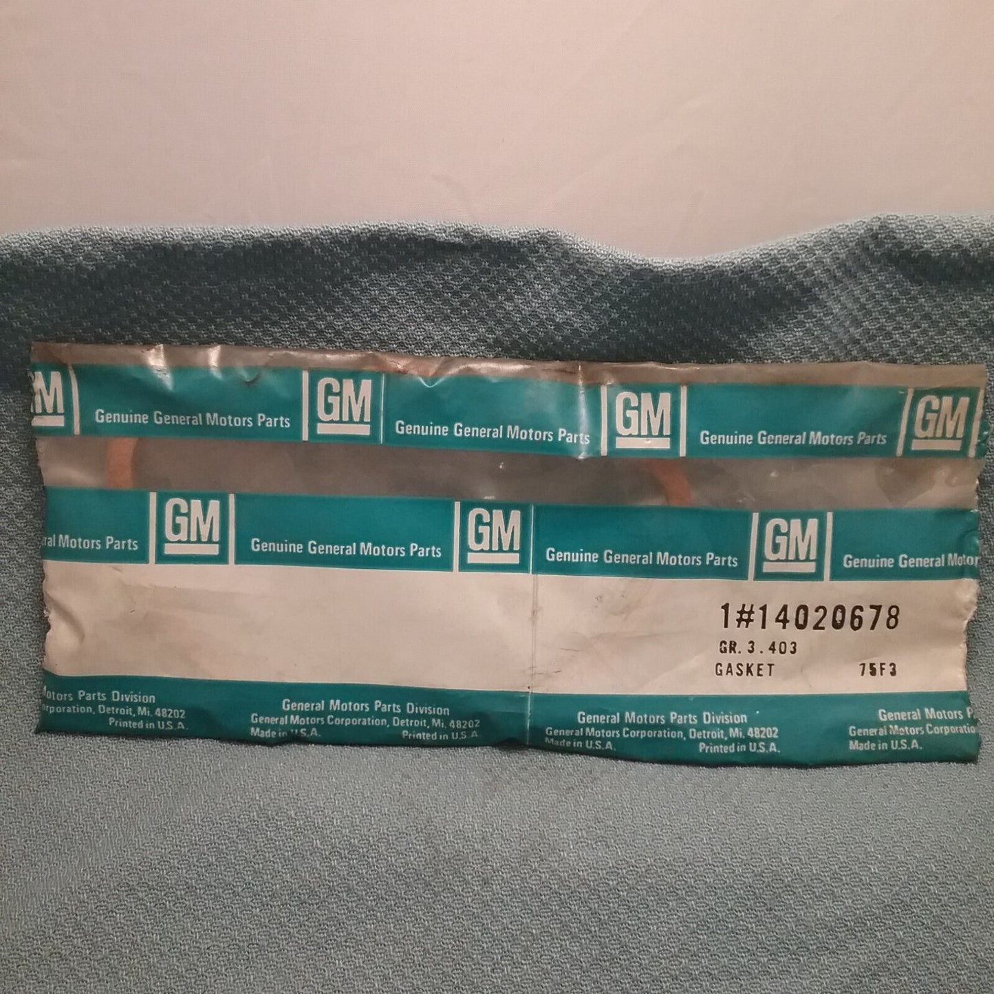 NEW GENUINE GM 14020678 Gasket, Air Cleaner