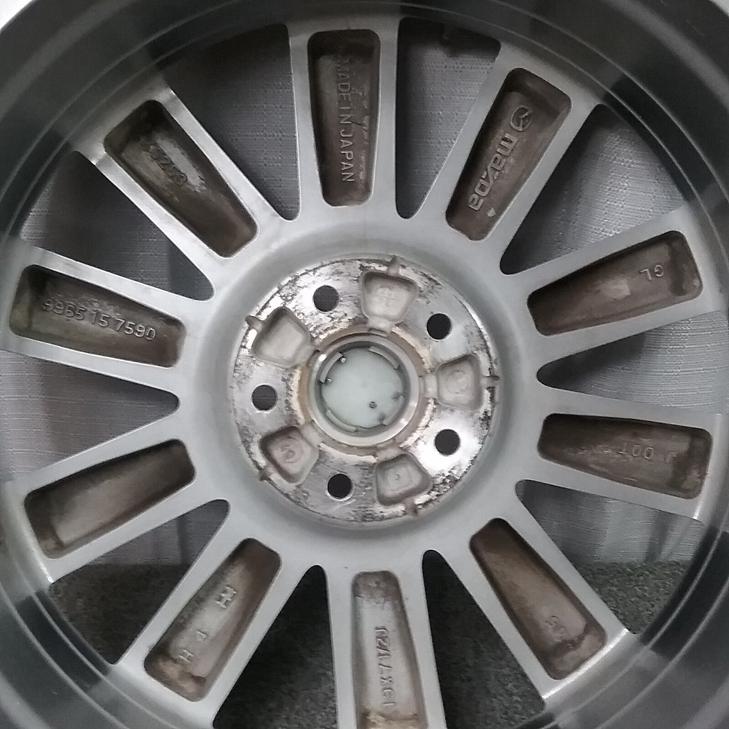 MAZDA 6 9965157590 ALUMINUM WHEEL W/ PRESSURE SENSOR  19X7.5 CHARCOAL