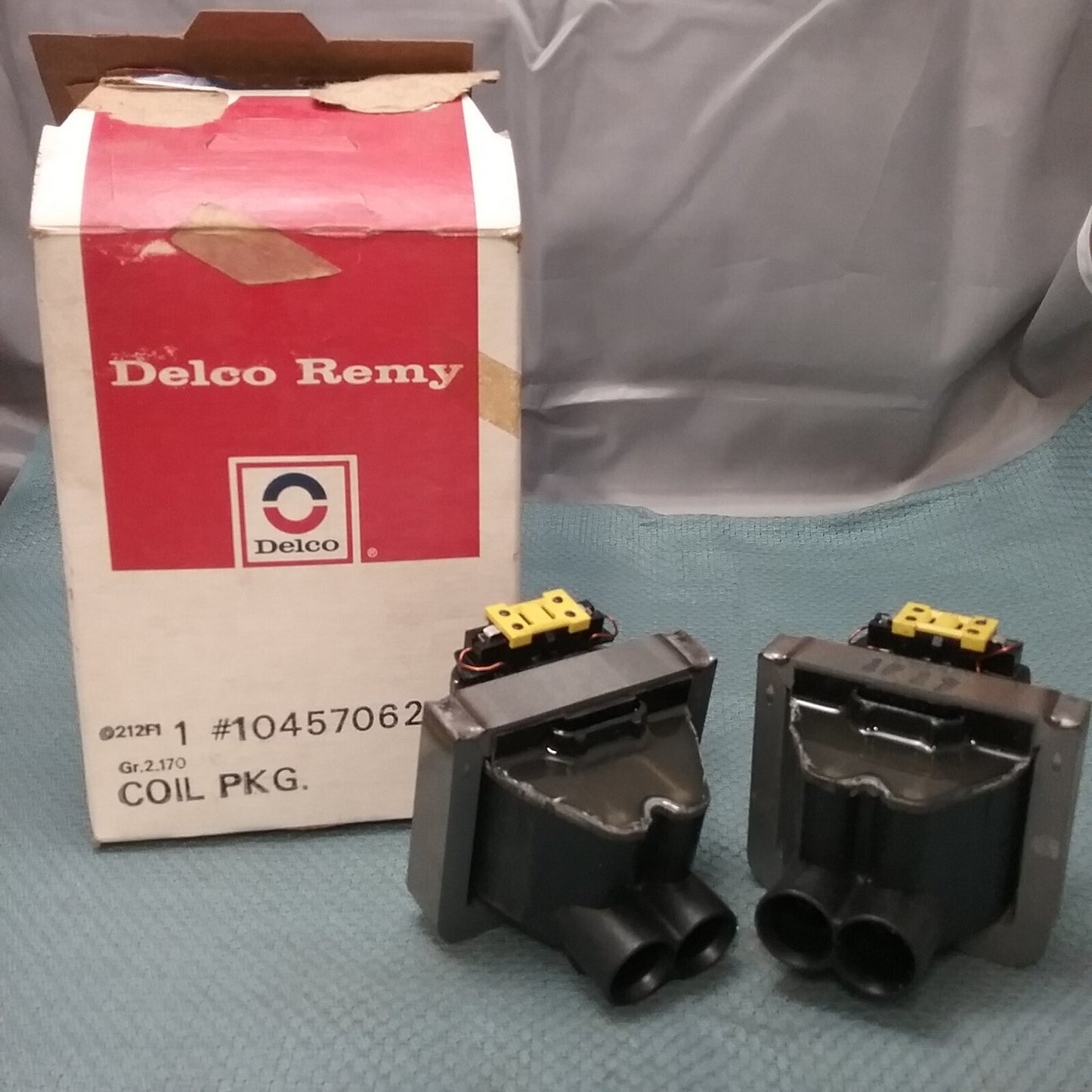 NEW DELCO REMY 10457062 COIL PACKAGE, SET OF TWO GM 10457062