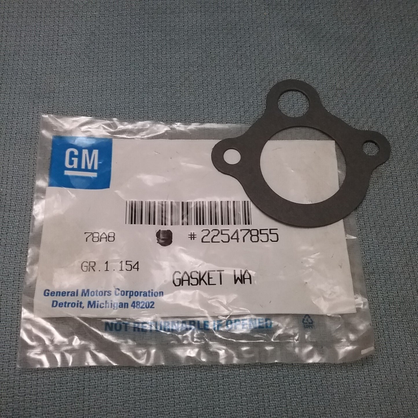 NEW GENUINE GM 22547855 GASKET, WATER OUTLET