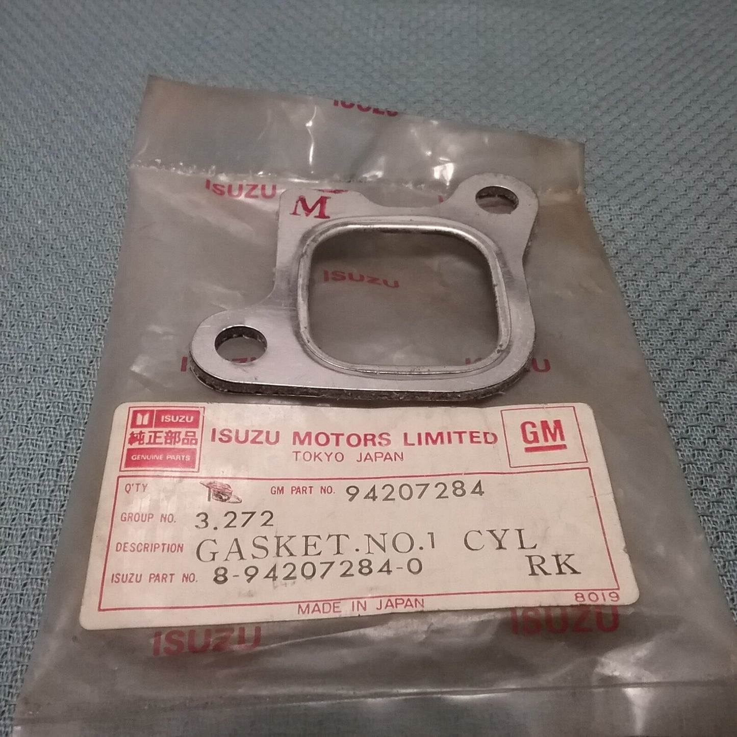 NEW ISUZU 8-94207284-0 GASKET NO. 1, EXHAUST MANIFOLD GM 94207284