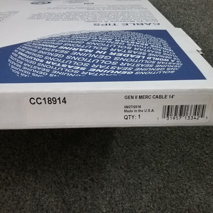 NEW SEASTAR SOLUTIONS CC18914 Control Cable, Gen II Mercury Series, 14'