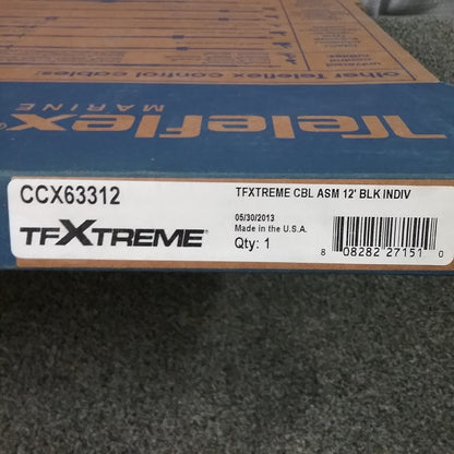 NEW TELEFLEX CCX63312 Control Cable Assembly, 3300 TFXtreme, 12'