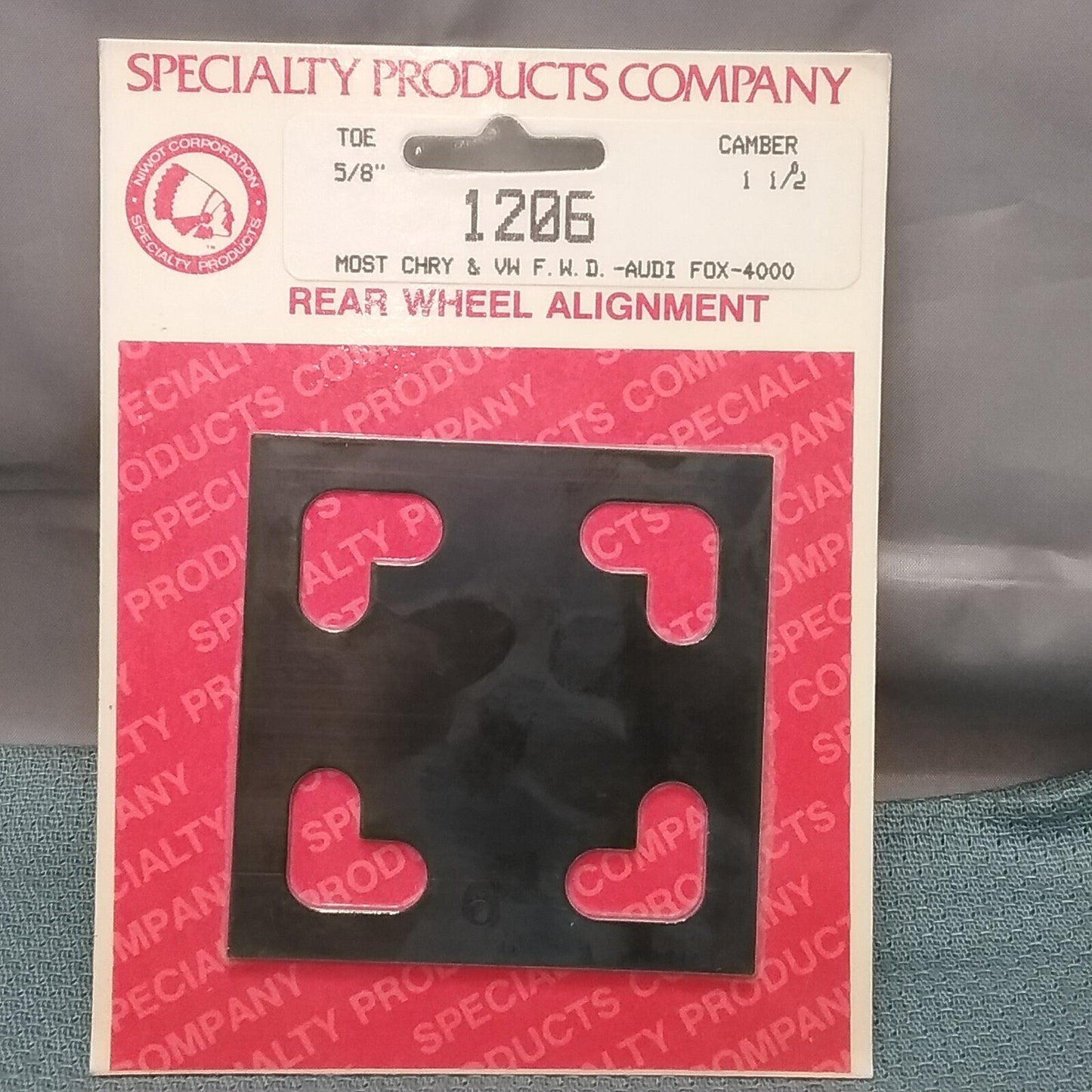 NEW SPC 1206 FULL CONTACT REAR WHEEL SHIM CAMBER 1-1/2"/TOE 5/8"
