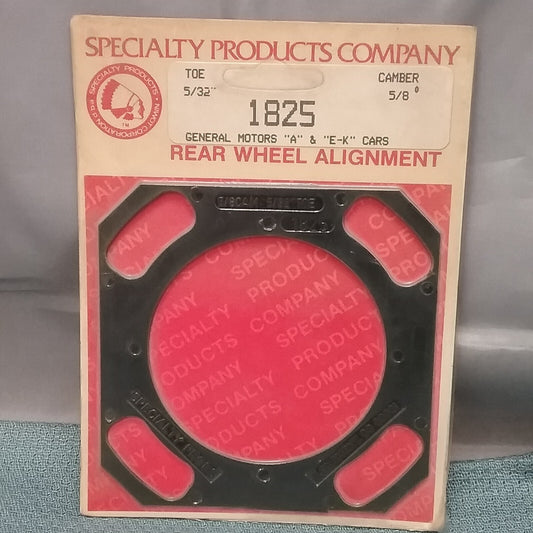 NEW SPC 1825 FULL CONTACT REAR WHEEL ALIGNMENT SHIM CAMBER 5/8"/TOE 5/32"